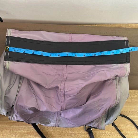 Burberry Iridescent Leather Trim Tote Bag - Picture 13 of 14